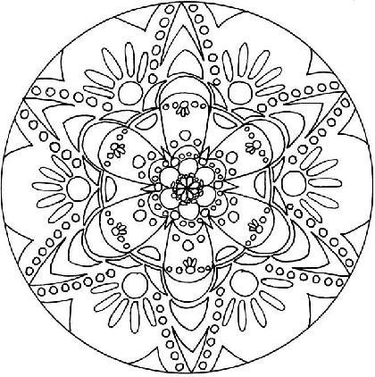 Mandala fleur