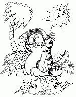 Garfield dans la jungle