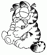Garfield caline sa peluche