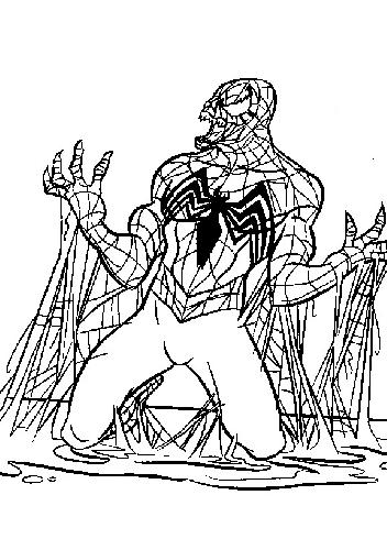 Spiderman à colorier